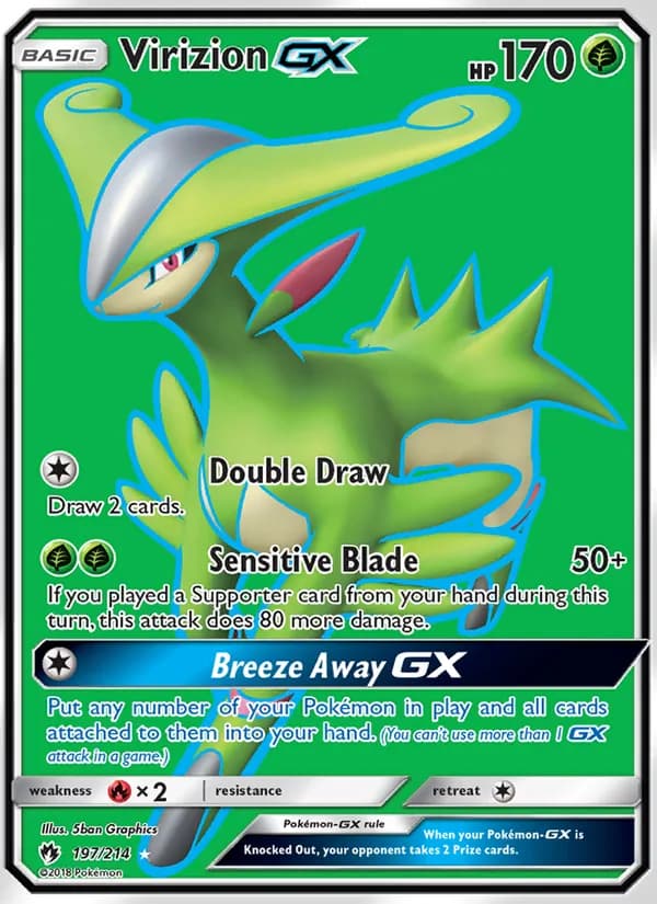 Virizion GX 197/214, Lost Thunder