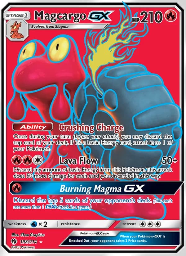 Magcargo GX 198/214, Lost Thunder