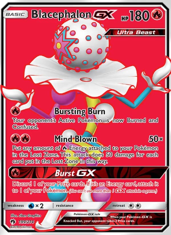 Blacephalon GX 199/214, Lost Thunder