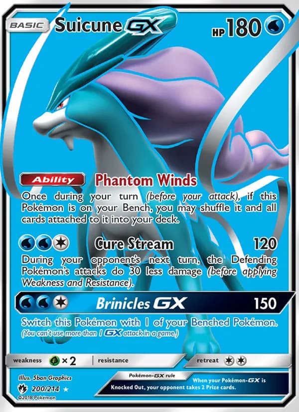 Suicune GX 200/214, Lost Thunder