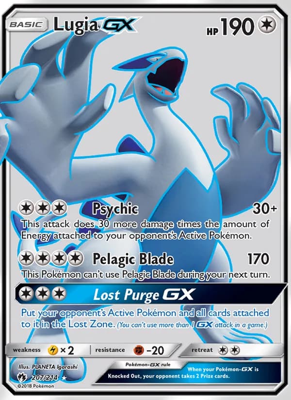 Lugia GX 207/214, Lost Thunder
