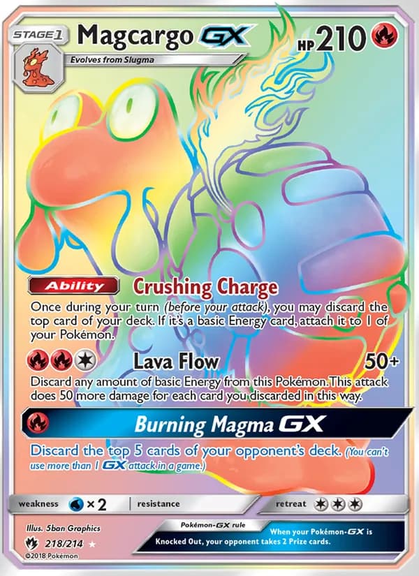 Magcargo GX 218/214, Lost Thunder