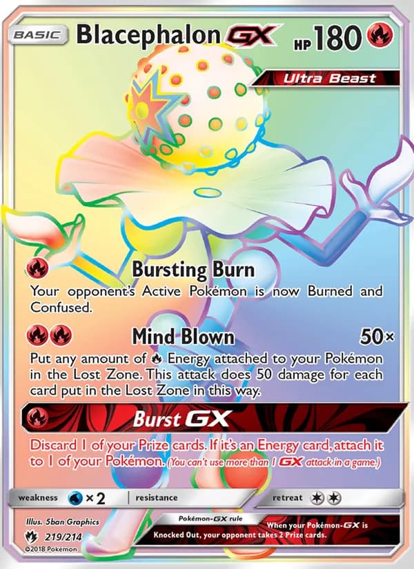 Blacephalon GX 219/214, Lost Thunder