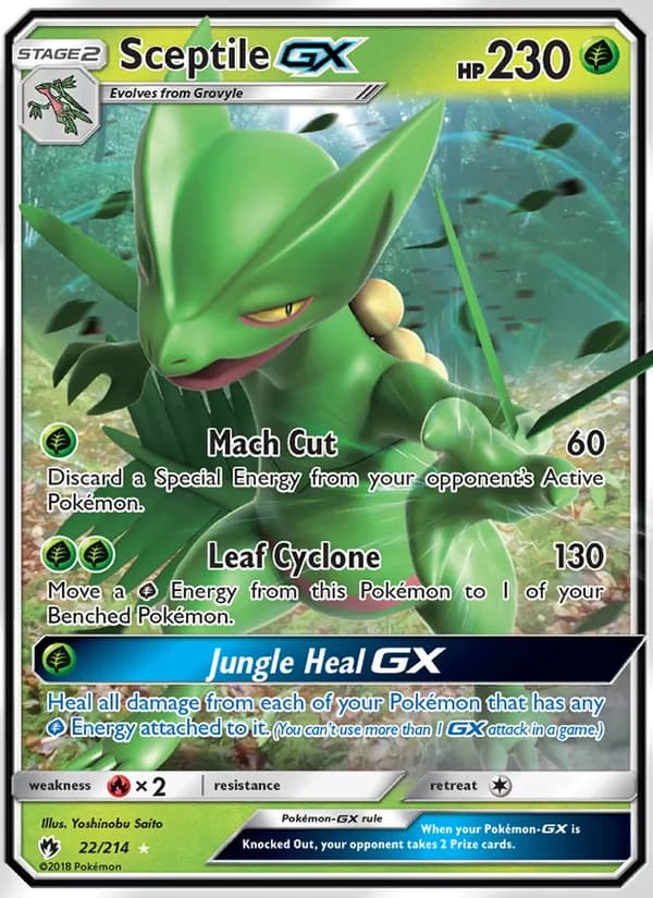 Sceptile GX 22/214, Lost Thunder