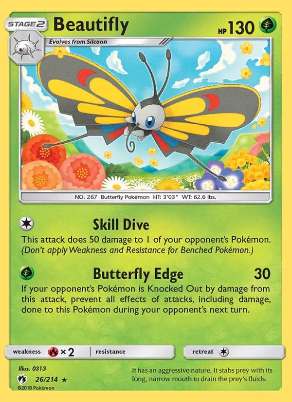 Beautifly 26/214, Lost Thunder