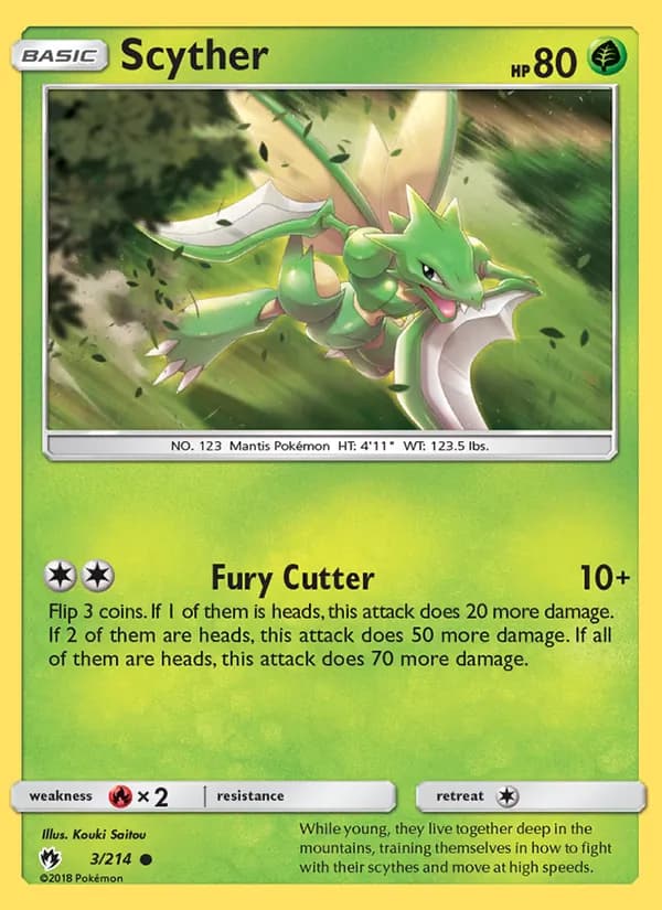 Scyther 3/214, Lost Thunder