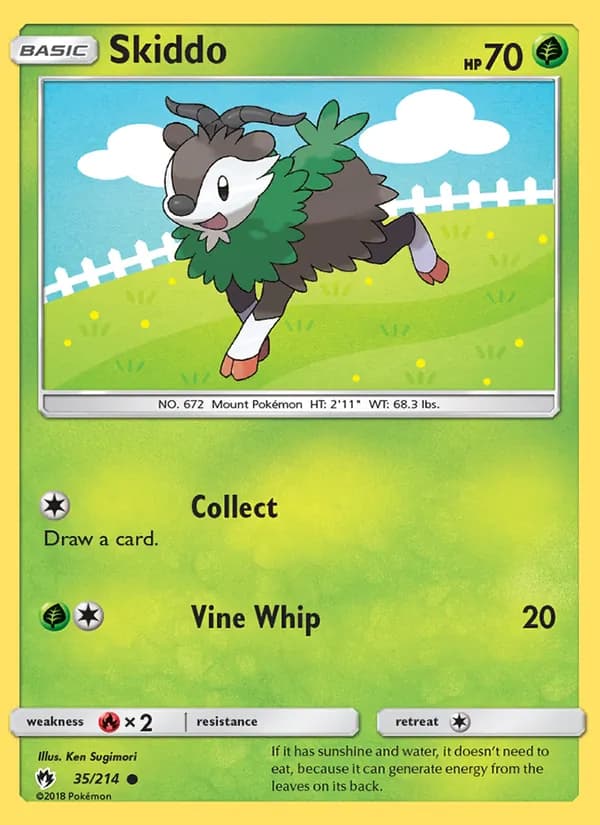 Skiddo 35/214, Lost Thunder