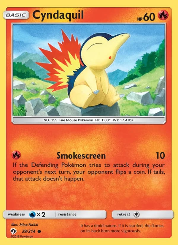 Cyndaquil 39/214, Lost Thunder
