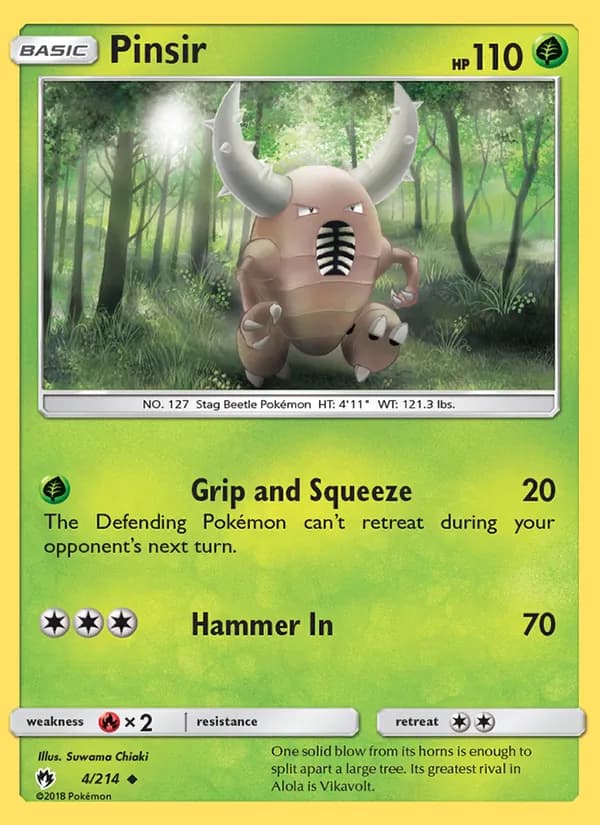 Pinsir 4/214, Lost Thunder