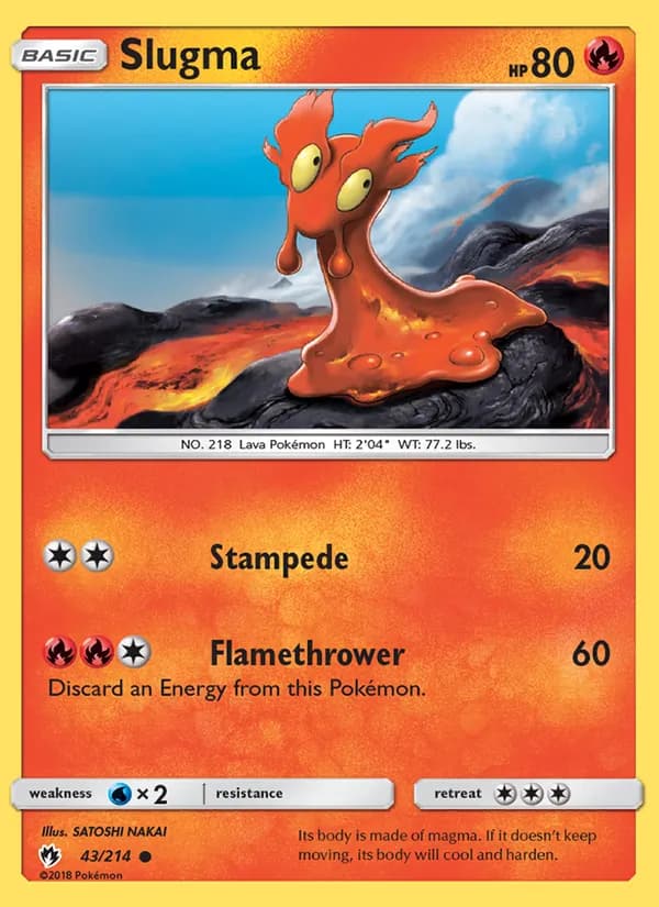 Slugma 43/214, Lost Thunder