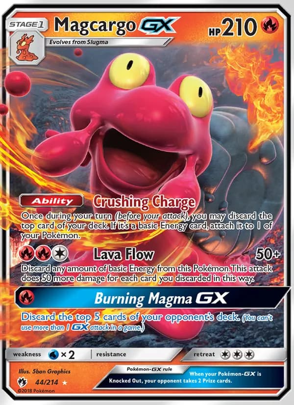 Magcargo GX 44/214, Lost Thunder
