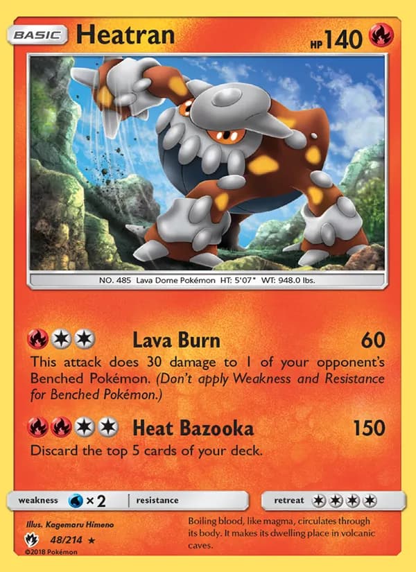 Heatran 48/214, Lost Thunder