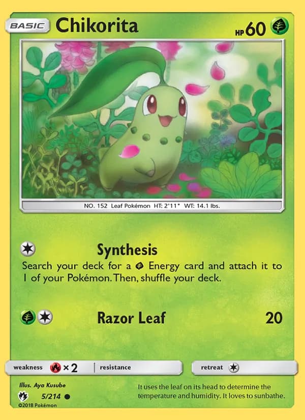 Chikorita 5/214, Lost Thunder