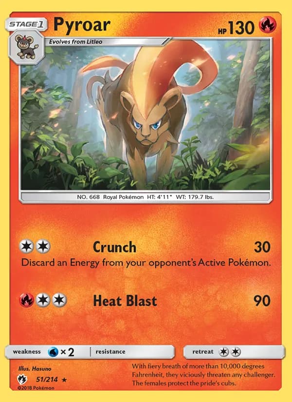 Pyroar 51/214, Lost Thunder