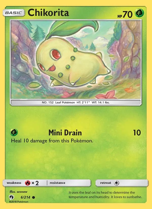 Chikorita 6/214, Lost Thunder