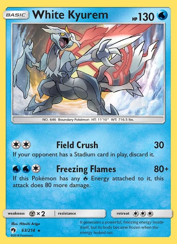 White Kyurem 63/214, Lost Thunder