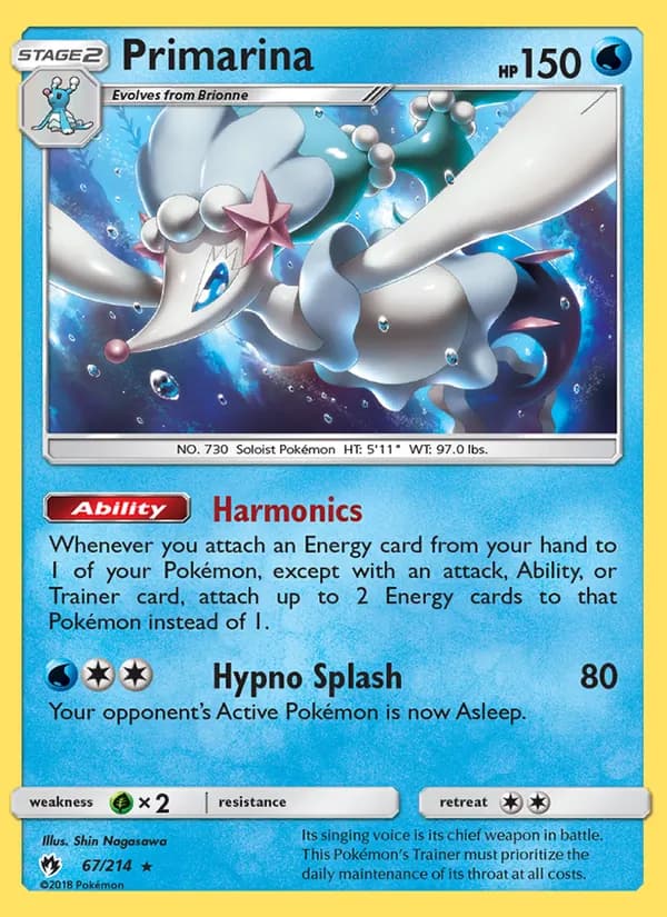 Primarina 67/214, Lost Thunder