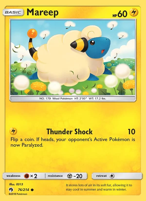 Mareep 76/214, Lost Thunder