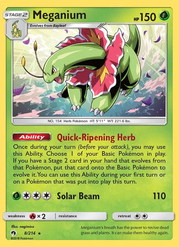 Meganium 8/214, Lost Thunder
