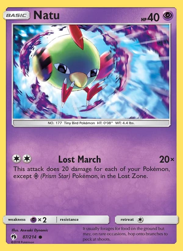 Natu 87/214, Lost Thunder