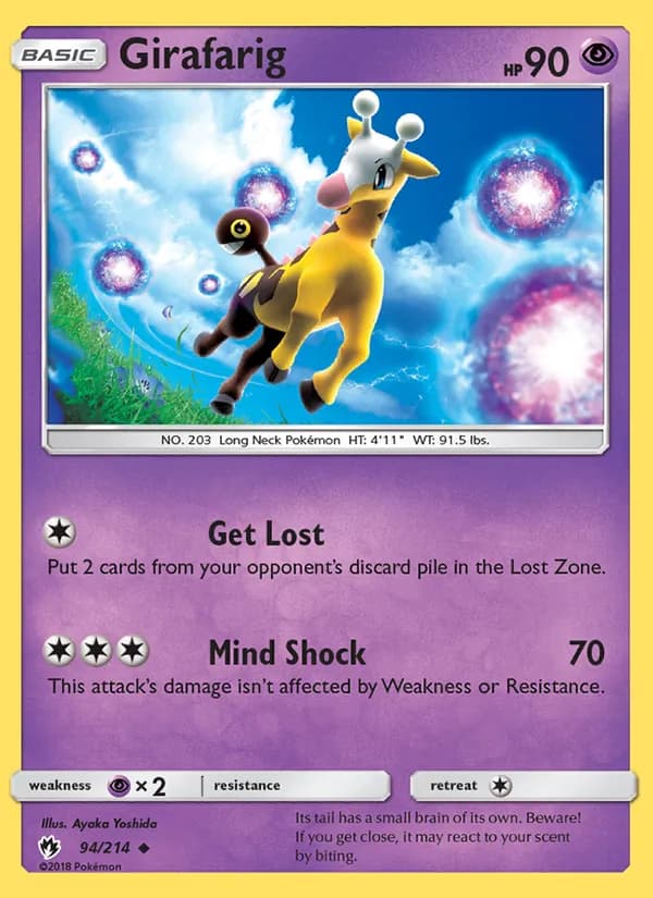 Girafarig 94/214, Lost Thunder