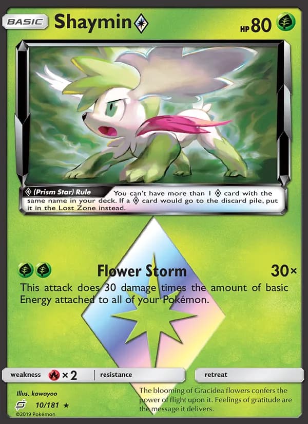 Shaymin ◇ 10/181, Team Up