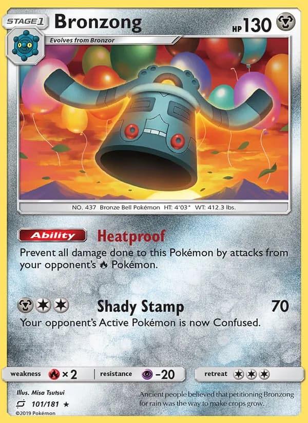 Bronzong 101/181, Team Up