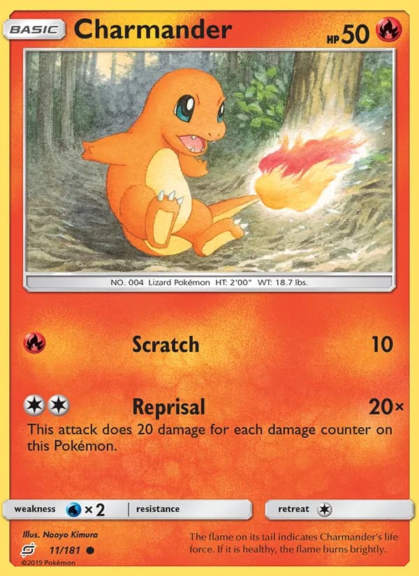 Charmander 11/181, Team Up