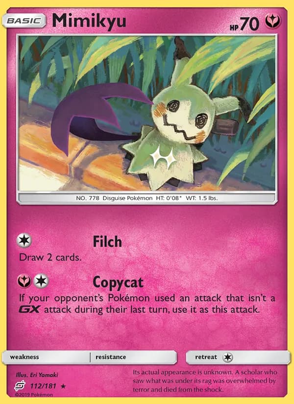 Mimikyu 112/181, Team Up
