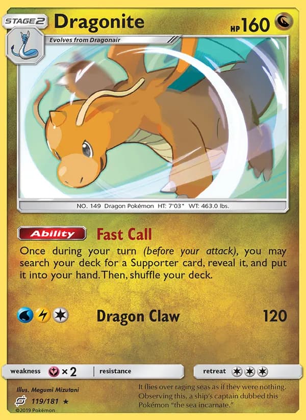 Dragonite 119/181, Team Up