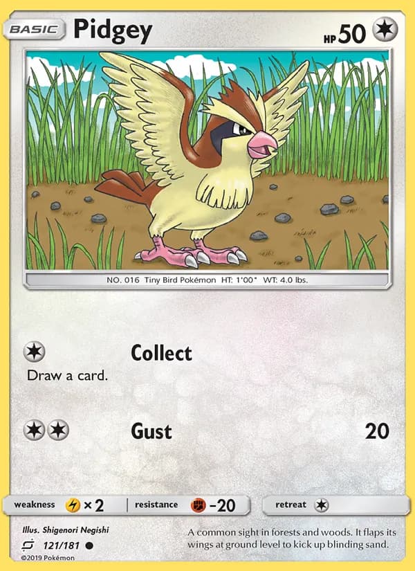Pidgey 121/181, Team Up