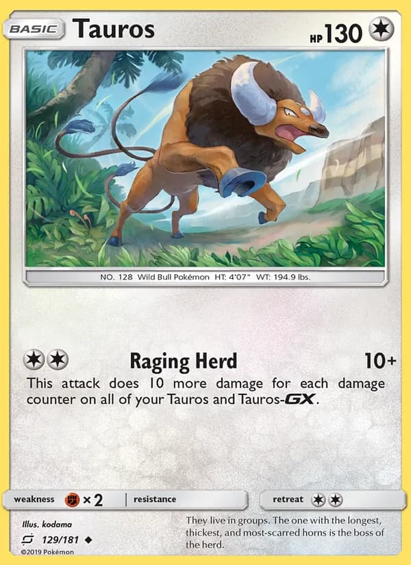 Tauros 129/181, Team Up