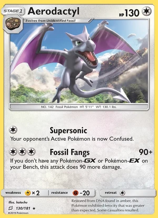 Aerodactyl 130/181, Team Up