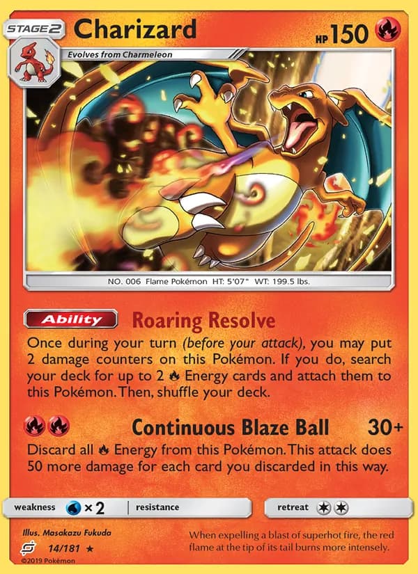 Charizard 14/181, Team Up