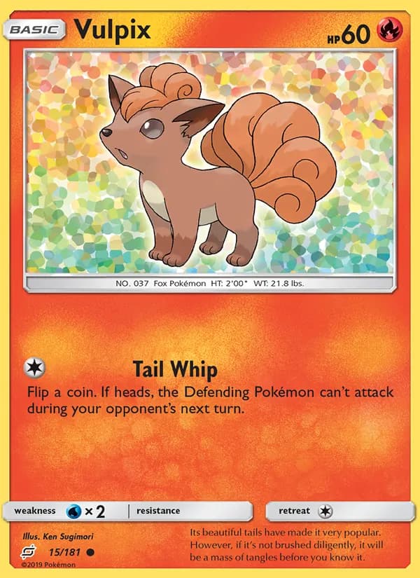 Vulpix 15/181, Team Up