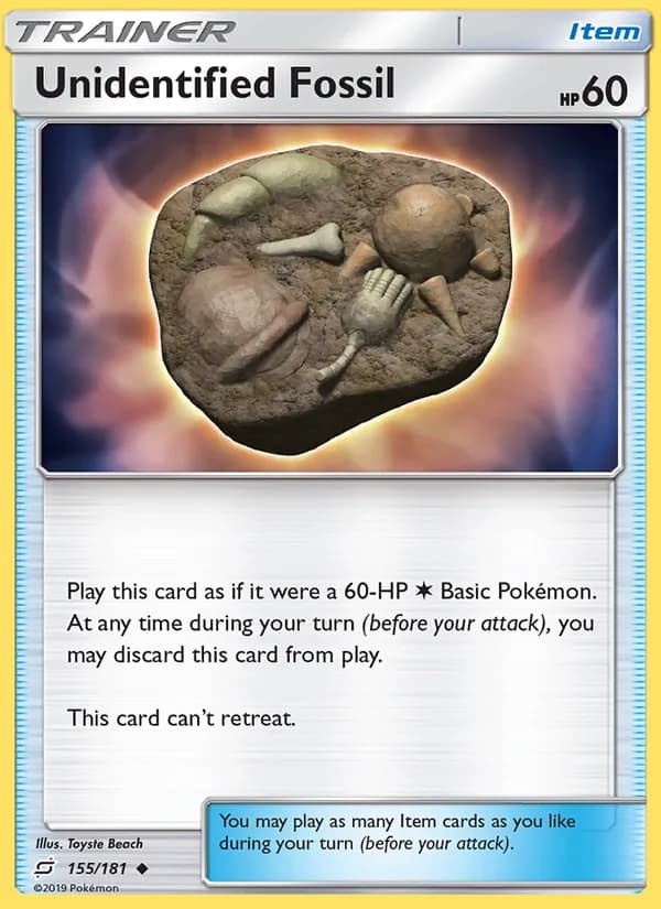 Unidentified Fossil 155/181, Team Up