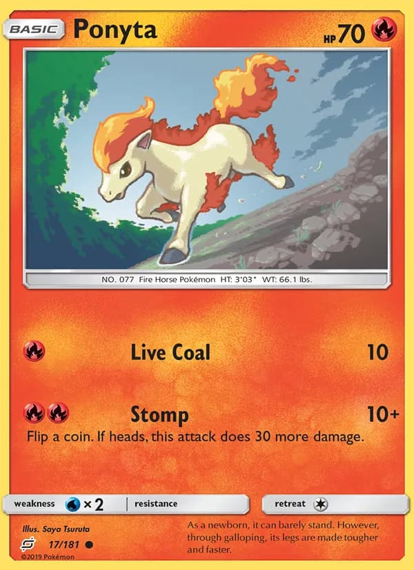 Ponyta 17/181, Team Up