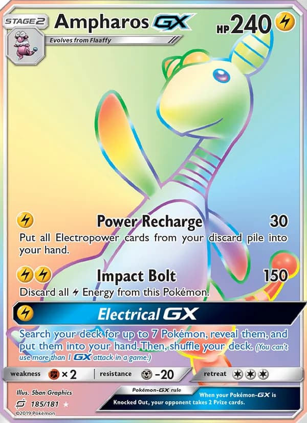 Ampharos GX 185/181, Team Up