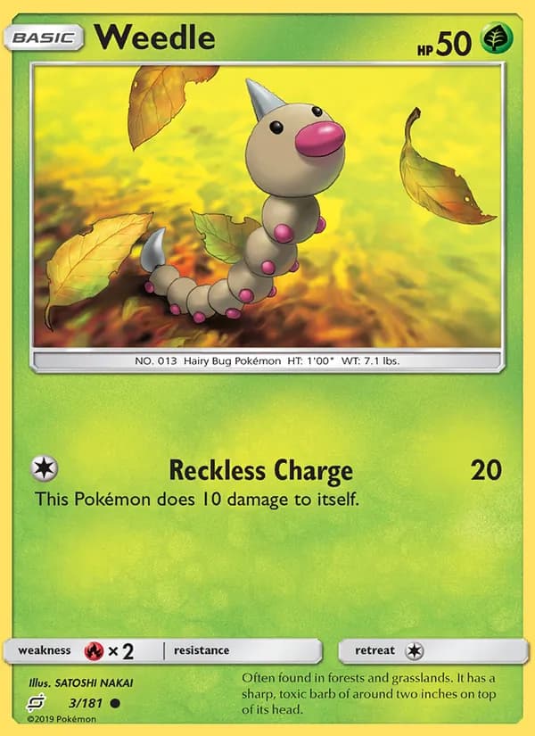 Weedle 3/181, Team Up