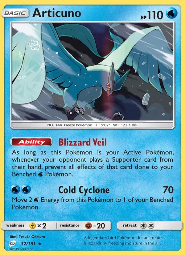 Articuno 32/181, Team Up