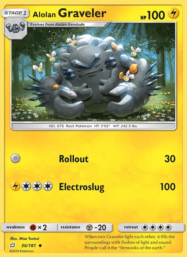 Alolan Graveler 36/181, Team Up