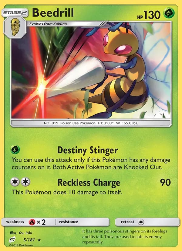 Beedrill 5/181, Team Up