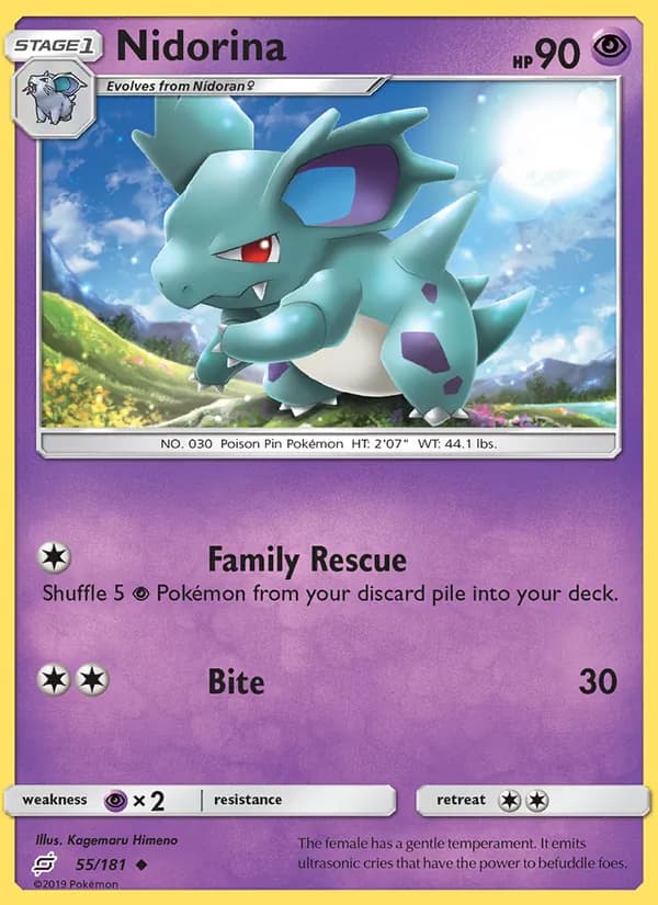 Nidorina 55/181, Team Up