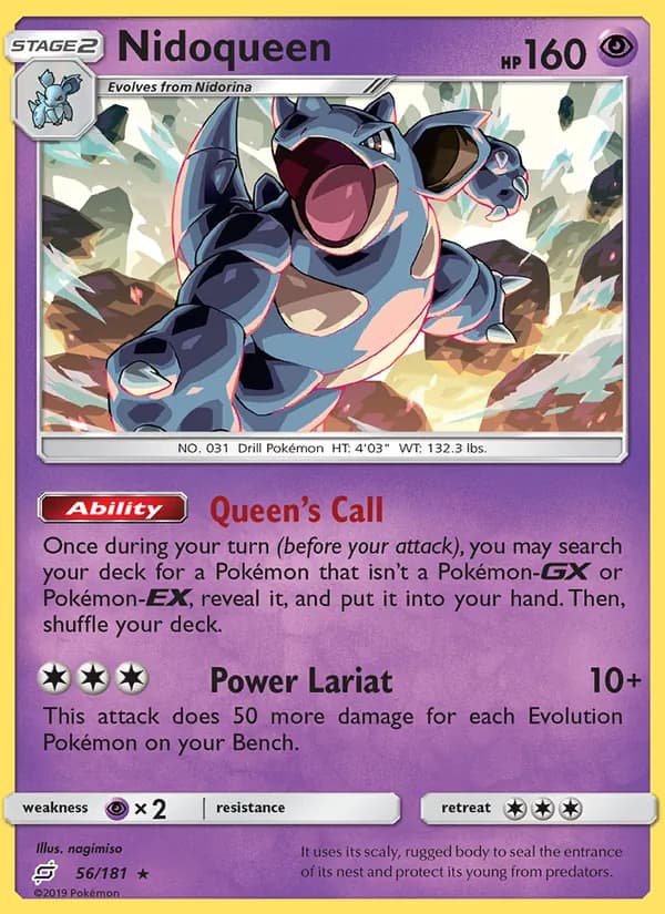 Nidoqueen 56/181, Team Up