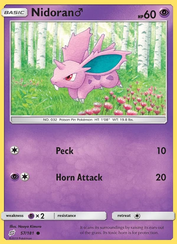 Nidoran♂ 57/181, Team Up