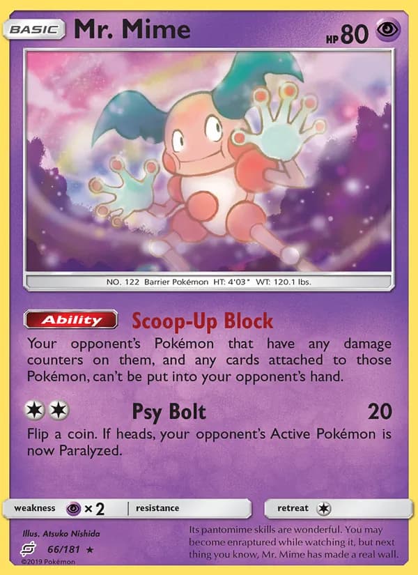 Mr. Mime 66/181, Team Up