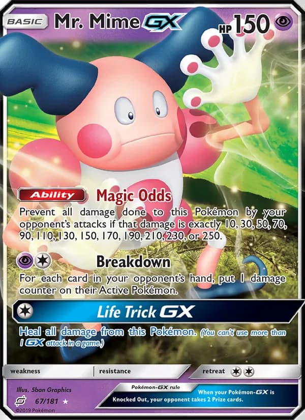 Mr. Mime GX 67/181, Team Up