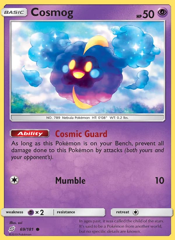 Cosmog 69/181, Team Up