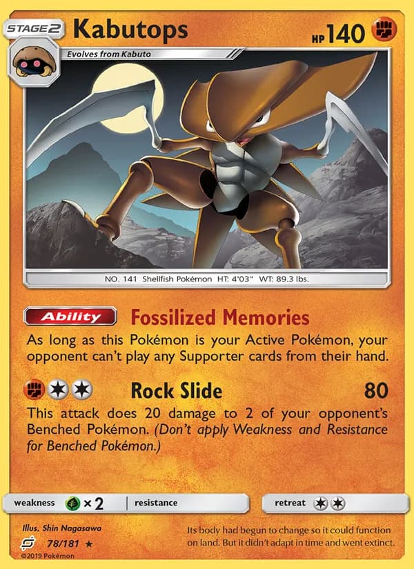 Kabutops 78/181, Team Up