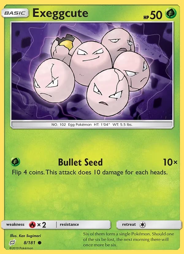 Exeggcute 8/181, Team Up